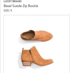 Basel suede zip bootie